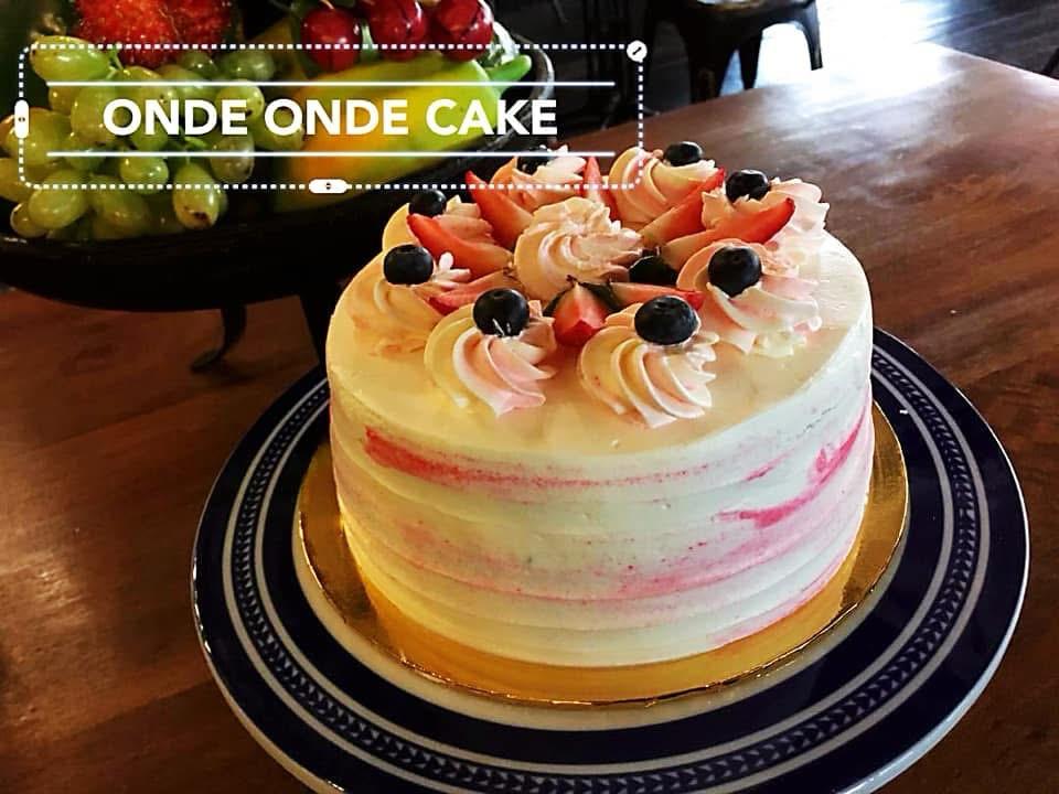 Ondeh Ondeh Cake – A local favorite with pandan layers, gula melaka goodness, and coconut bliss